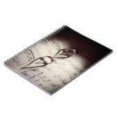 Trouwring Hartjes Muziek Notitieboek (Linkerzijde)