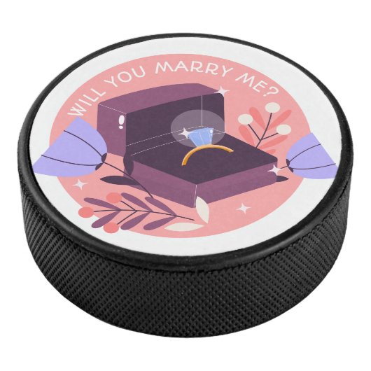 trouwring hockey puck (3/4)