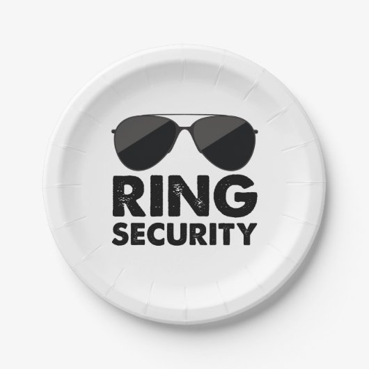 Trouwring Party Ring Beveiliging Trouwring Papieren Bordje (Voorkant)