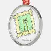 Trouwring Ringdrager Kerst Ornament Cadeau (Links)