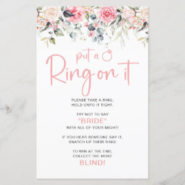 Trouwring Spel voor Bruidsfeest