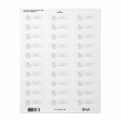 Trouwring Verlovingsring Bruiloft Uitnodiging Etiket (Full Sheet)