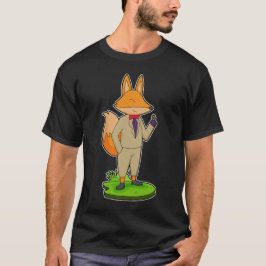Trouwring voor de bruidegom van de vos t-shirt