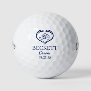 Trouwringen Bruidegom Golfballen