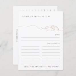 Trouwringen Bruiloft Feest Recept Verzoek Briefkaart
