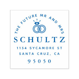 Trouwringen De toekomst Mr & Mrs Retouradres Zelfinktende Stempel