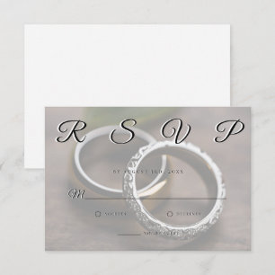 Trouwringen Eenvoudige elegante minimalistische RS RSVP Kaartje