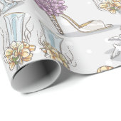 Trouwringen en champagne cadeaupapier (Rol Hoek)