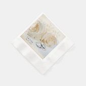 trouwringen en rozen servet (Hoek)