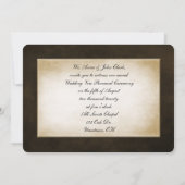 Trouwringen Hernieuwing van de Geloften Kaart (Achterkant)