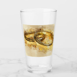 Trouwringen houden van romantische Destiny's Desti Glas