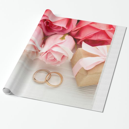 Trouwringen inpakpapier (Uitgerold)