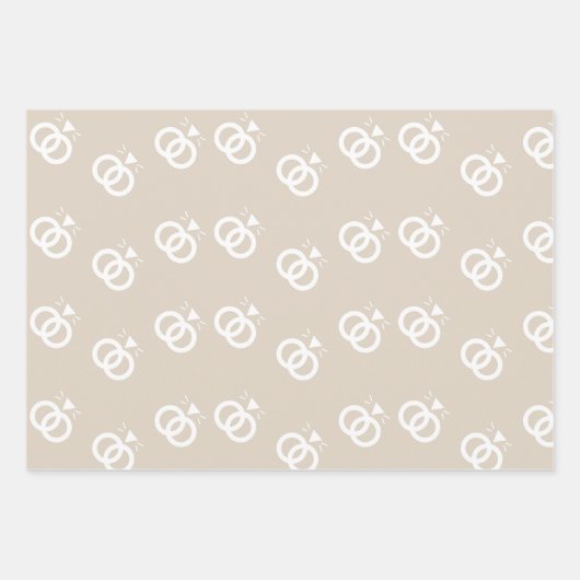 trouwringen inpakpapier vel (Voorkant 3)