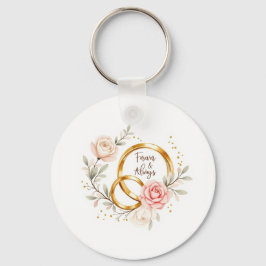 Trouwringen Kunst 'Voor Altijd & Eeuwig' - Romanti Sleutelhanger