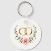 Trouwringen Kunst 'Voor Altijd & Eeuwig' - Romanti Sleutelhanger (Achterkant)