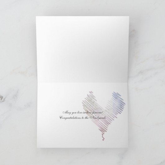 trouwringen met rozen kaart (Binnen)