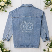 Trouwringen Monogram Gepersonaliseerd Denim Jacket