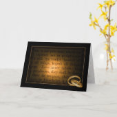 trouwringen op Bijbelvers Kaart (Gele Bloem)