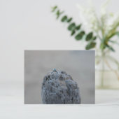 Trouwringen op het strand briefkaart (Staand voorkant)