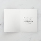 Trouwringen op satijnen kussen kaart (Binnen)