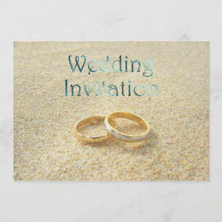 Trouwringen Strand Trouwkaart Kaart