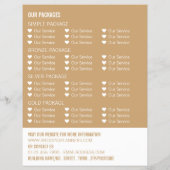 Trouwringen, Trouw Event Planner Reclame Flyer (Achterkant)