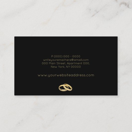 Trouwringen Visitekaartje (Achterkant)