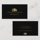 Trouwringen Visitekaartje (Voorkant / Achterkant)