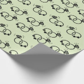 Trouwringen voor Verloving Gifts Pastel Naadloos Cadeaupapier (Hoek)