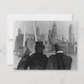 Trouwringontwerp uit het verleden aankondiging (Voorkant)