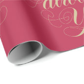 Trouwroos Favor Klassiek Jij Was Het Altijd Al Cadeaupapier (Rol Hoek)