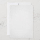 Trouwroze Anemoon en Glitter Frame Kaart (Achterkant)