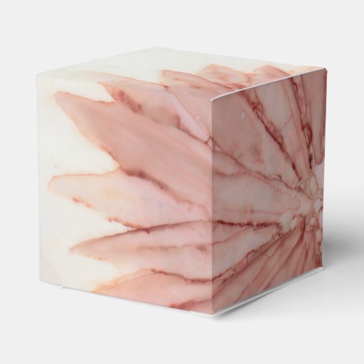 Trouwroze lichtpaarse klassieker bedankdoosjes (Achterkant)