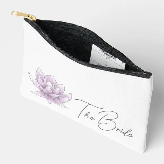 Trouwroze Lotus Bruid Etui (Open)