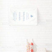 Trouwscheeps Welkomstbord Banner (Insitu)