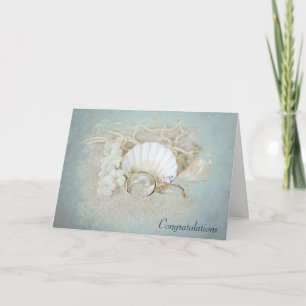 Trouwschelpen en ringen kaart