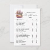 Trouwschoen Boek Verhaal Vrijgezellenfeest spel ka Kaart (Voorkant)