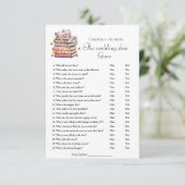 Trouwschoen Boek Verhaal Vrijgezellenfeest spel ka Kaart (Staand voorkant)