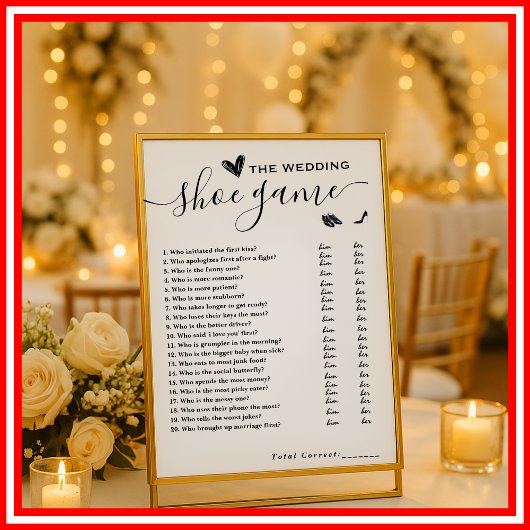 Trouwschoenenspel Bruids Schoenenspel Paar Douche