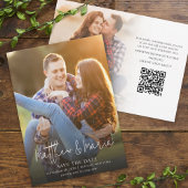 Trouwscript De datumfotosjabloon opslaan Save The Date