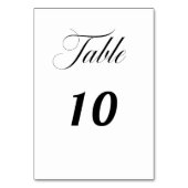 Trouwscript elegant minimalistisch kaart (Voorkant)