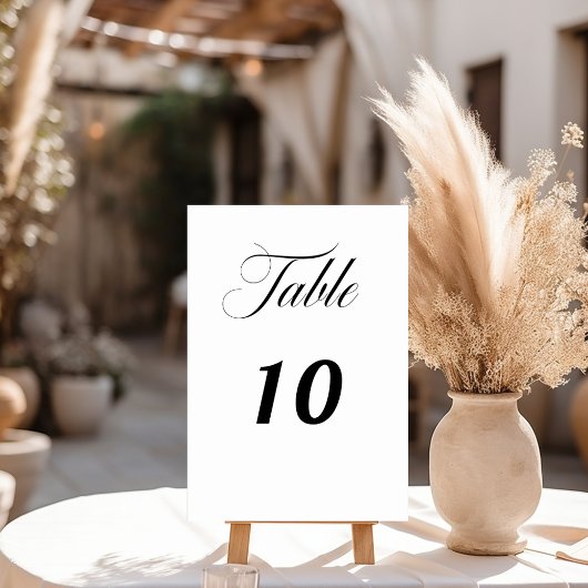 Trouwscript elegant minimalistisch kaart