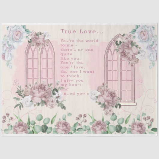 Trouwserie ontwerp 2 tissuepapier (Voorkant)