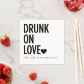 Trouwservetten 'Dronken van de Liefde' Servetten (Insitu)