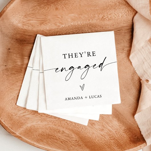 Trouwservetten, Modern Verlovingsfeest Servet