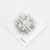 Trouwservetten van papier servet (Hoek)