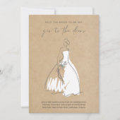 Trouwshoppen Zeg ja tegen de uitnodiging voor de j (Voorkant)