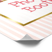 Trouwsign Foto Booth Krijtbord Uiterlijk Poster (Hoek)