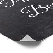 Trouwsign Foto Booth Krijtbord Uitzicht Poster (Hoek)