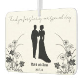 Trouwsilhouet Luchtverfrisser (Links)